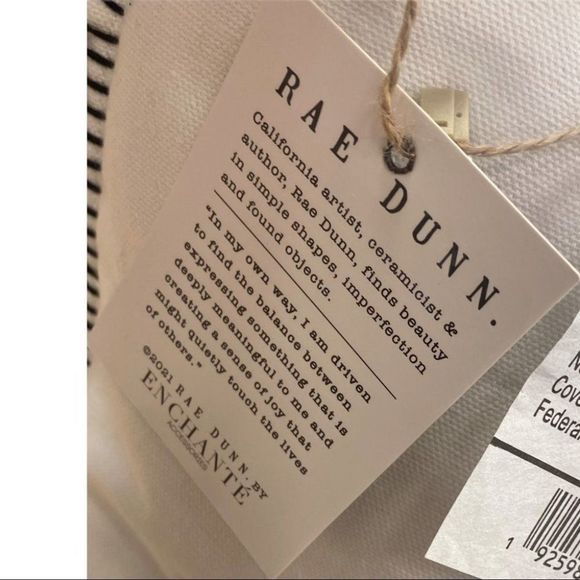 Rae Dunn Fall Throw Pillow FARM FRESH PUMPKINS Blue Pickup Truck NWT 20”x20” - Picture 3 of 4